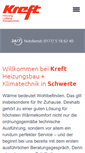 Mobile Screenshot of kreft-heizungsbau.de